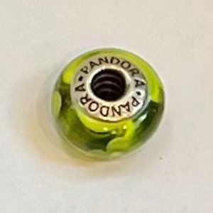 Green Pandora bead